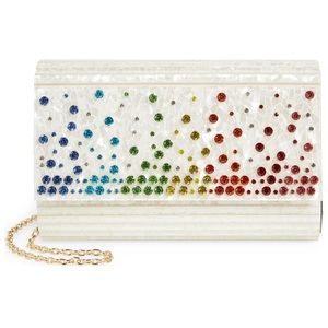 Kurt Geiger London Crystal Embellished Party Clutch/crossbody